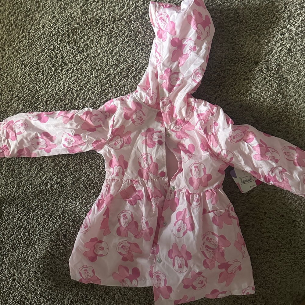 Pink Mini Mouse Hooded Jacket